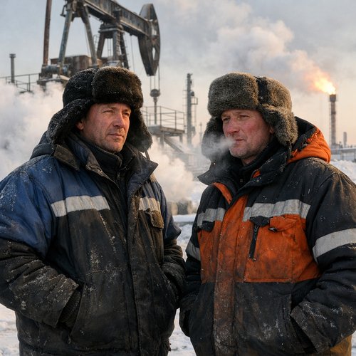 Зимняя вахта на севере